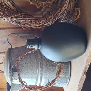 Cool black glass bottle